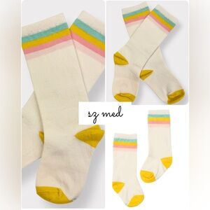 Sz Medium Wildflowers Daydream Believer HTF Popsicle Gym Socks EUC/new out bag